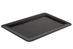 [BA036] Bandeja melamina negra rectangular ala 53x32