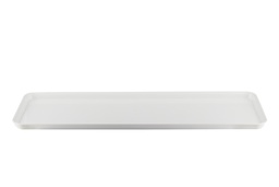 [BA025] Bandeja melamina blanca rectangular 50×18